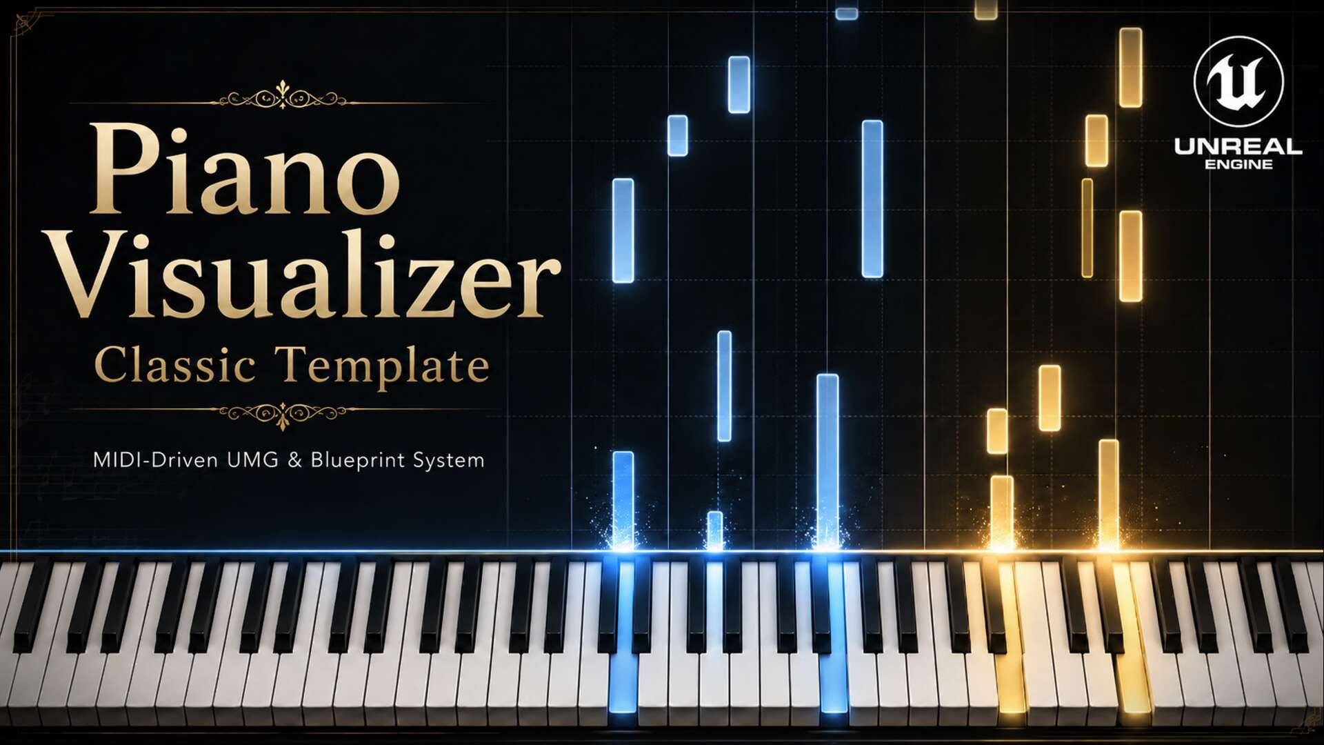 Unreal Engine Piano Visualizer Template
