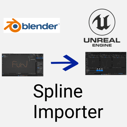 Blender To UE5 Spline Importer
