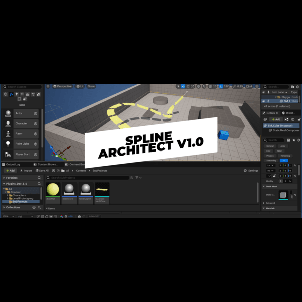 Unreal Engine Spline Architect Plugin