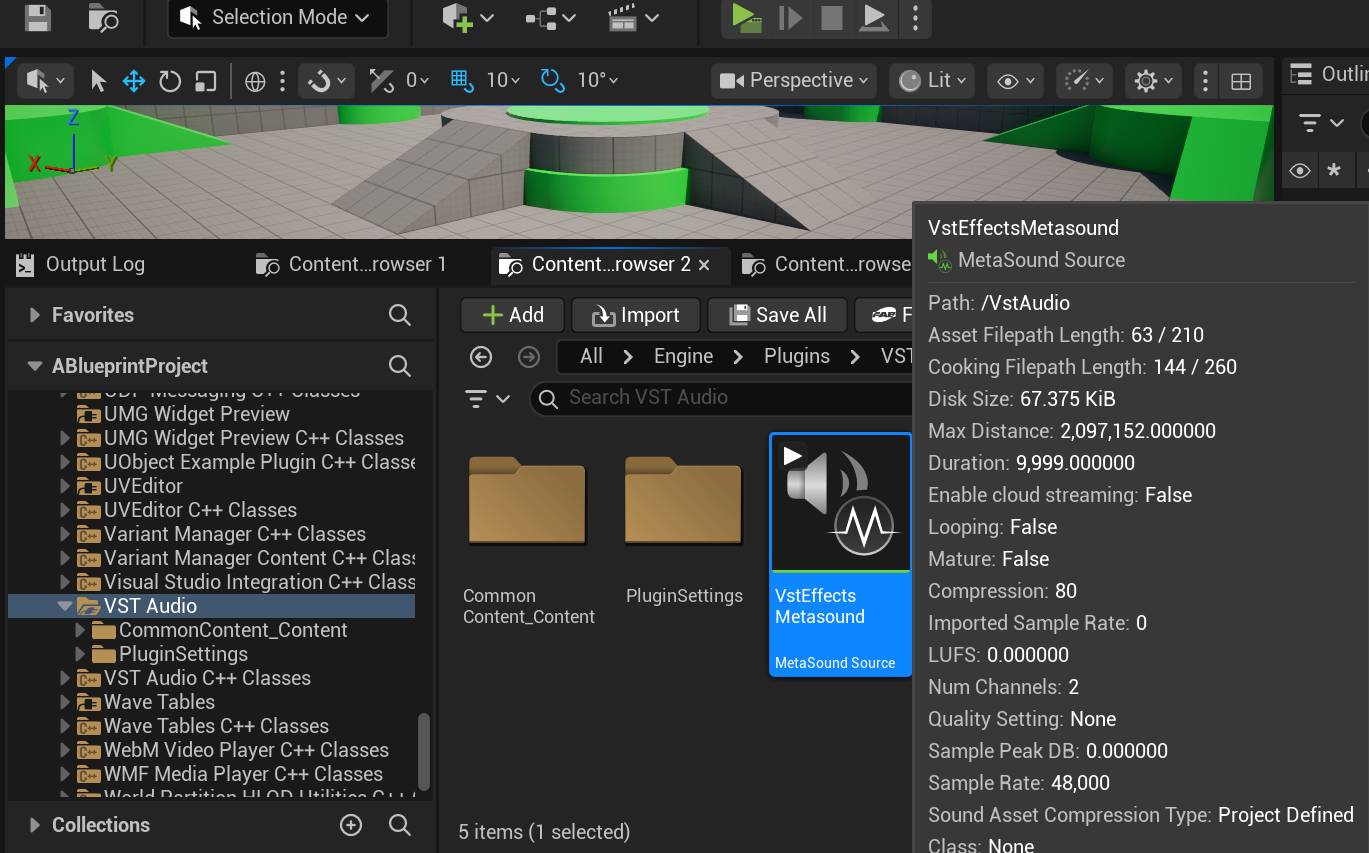 VST Effects Metasound