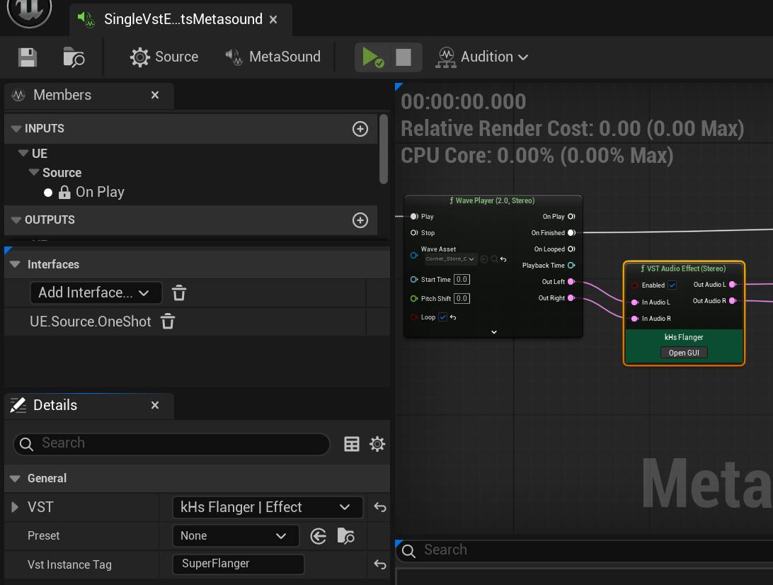 Tagging Vst Instances in metasounds UE5