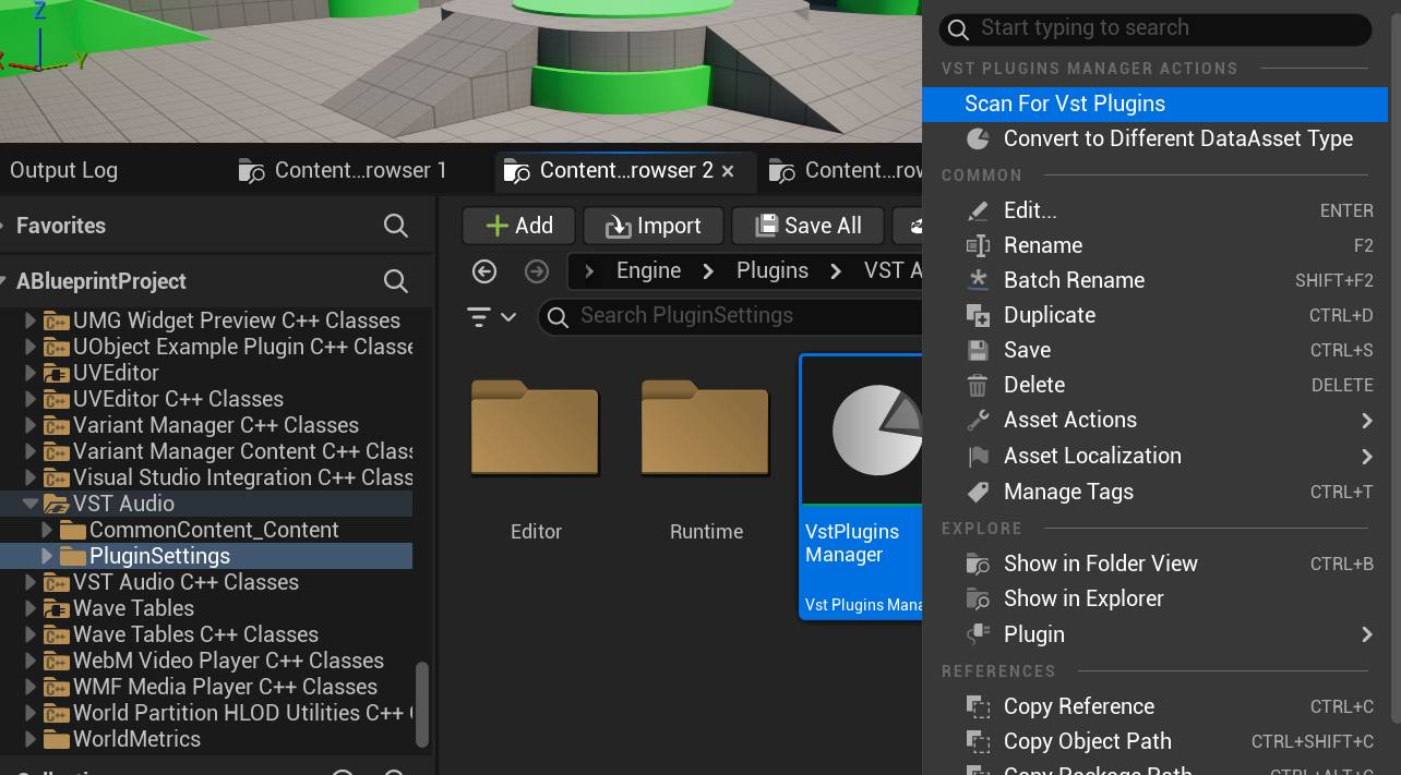 Scanning for VST Plugins in Unreal Engine